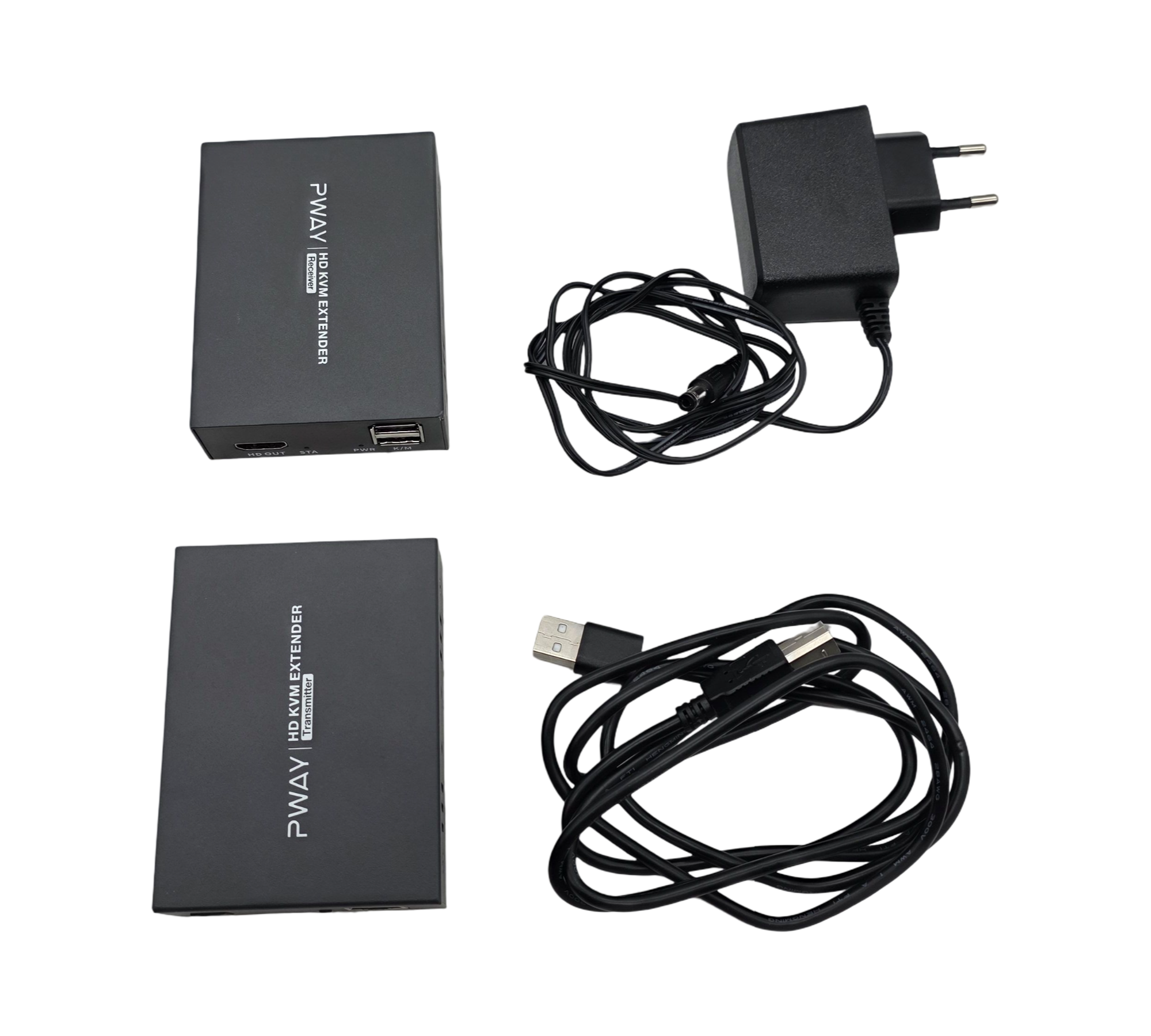 PW-HT225HK HDMI KVM Extender 50m 1080P Cat5e Cat6 Cat7