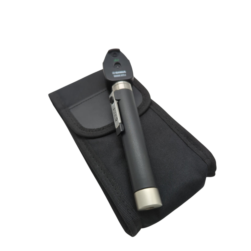 GIMA 31582 Sigma LED F.O. Ophthalmoscope Rechargeable Handle Black