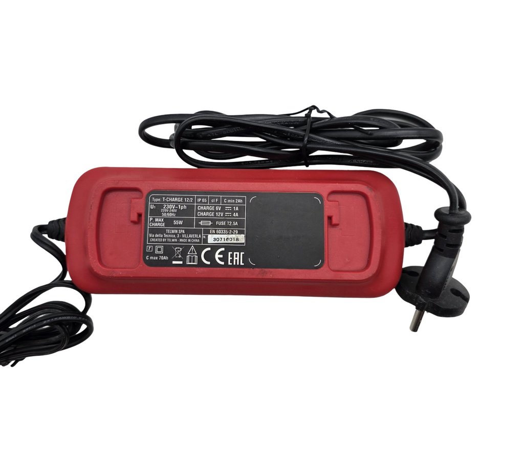 Telwin 807567 T-Charge 12 Ladegerät Erhaltungsgerät 6/12V Rot