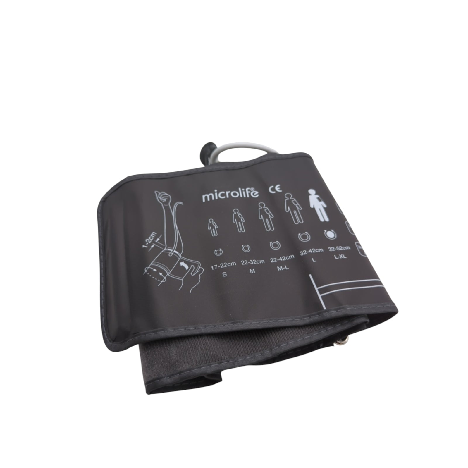 GIMA 32886 Baumwollarmband TPU-Hülle Baby L-XL Grau Schwarz