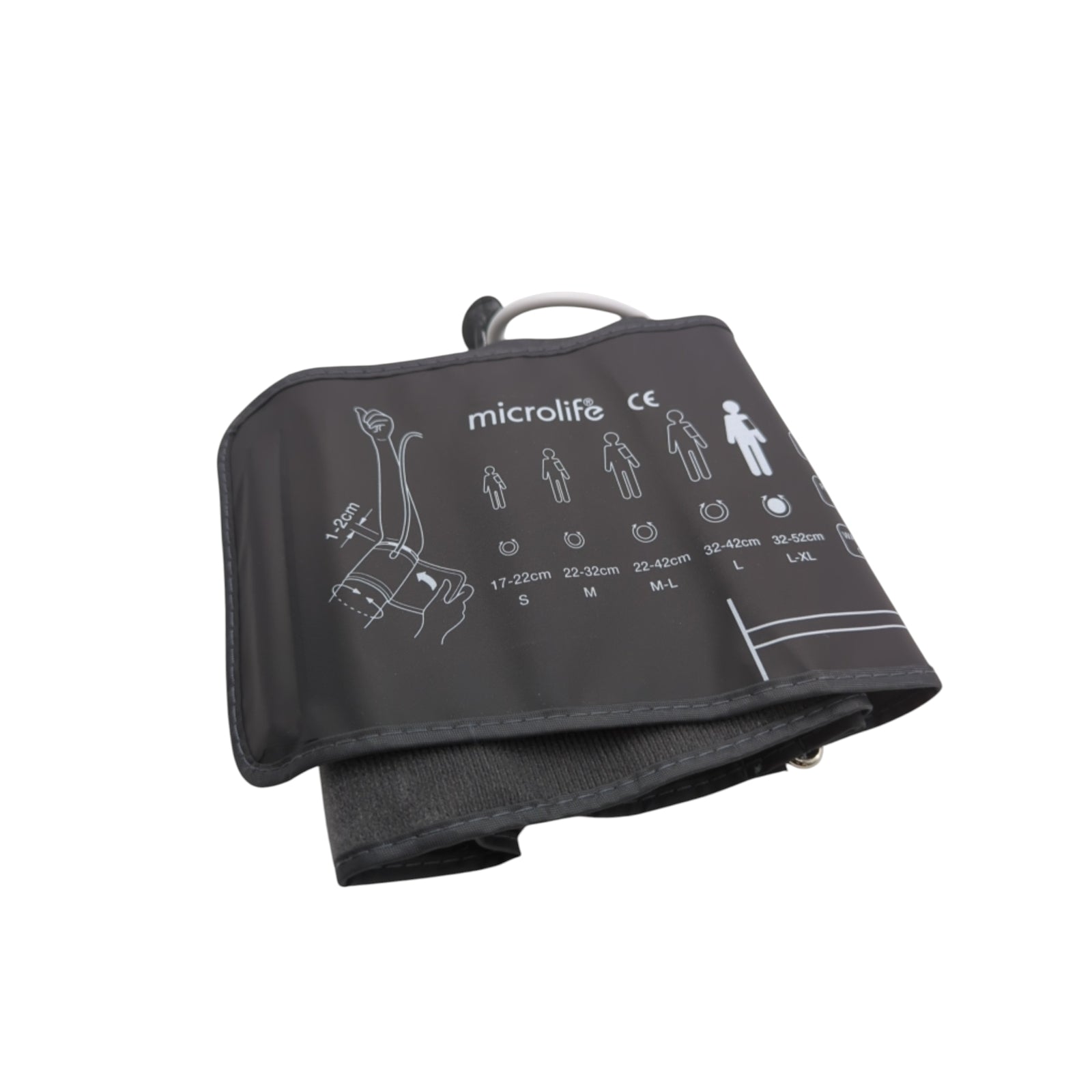 GIMA 32886 Baumwollarmband TPU-Hülle Baby L-XL Grau Schwarz