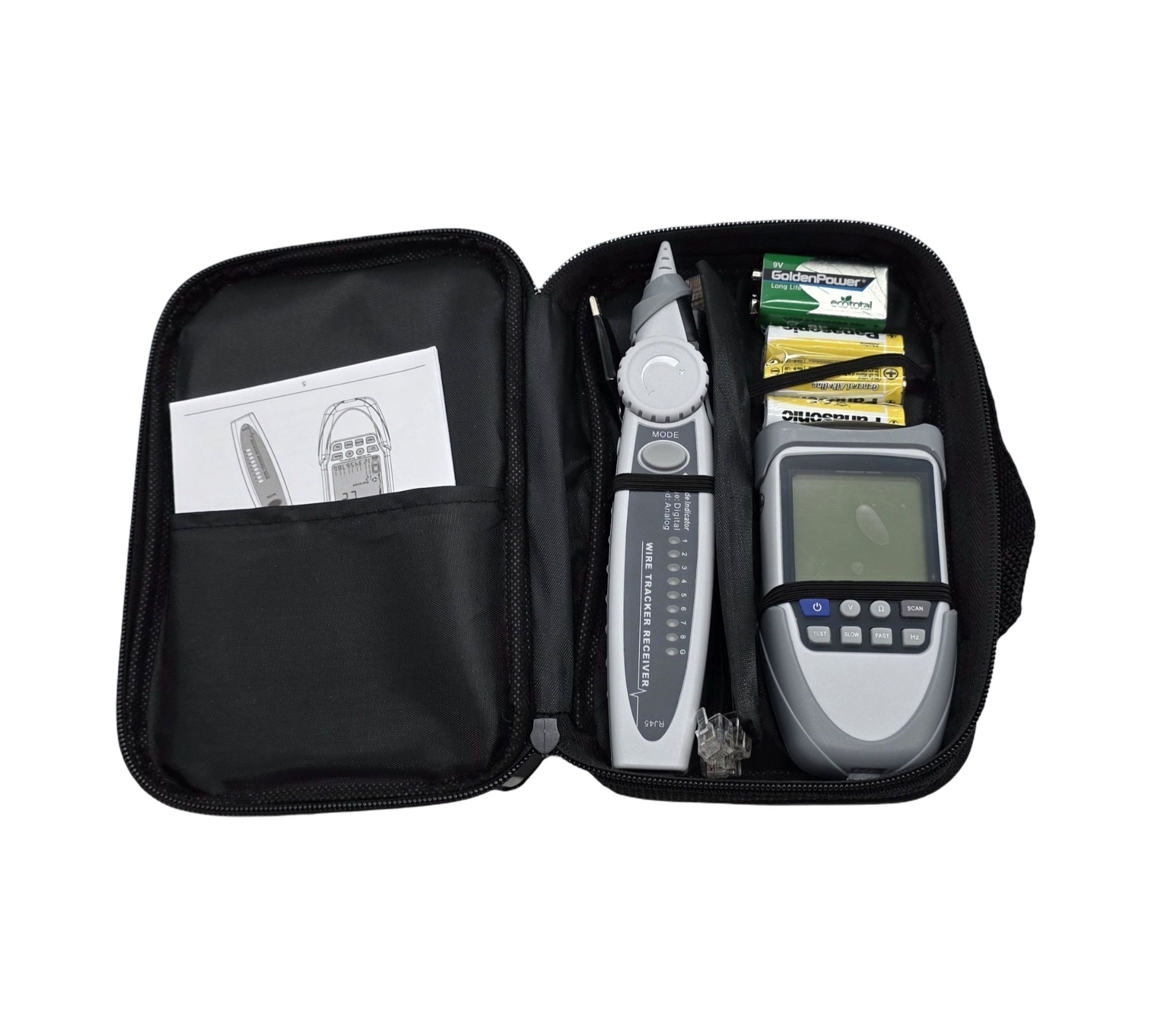 KALEA-INFORMATIQUE Netzwerktester LCD RJ45 RJ11 PoE Ortung Spannung