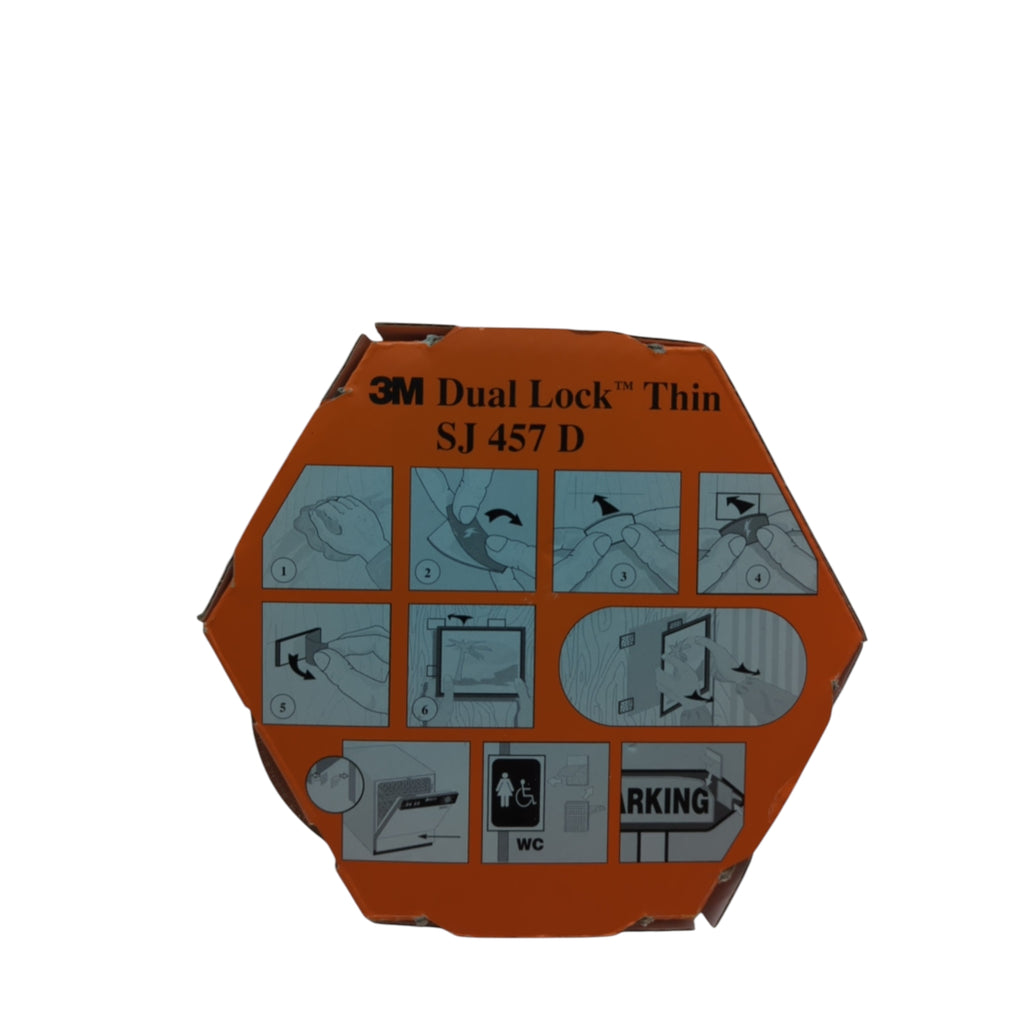 3M Dual Lock SJ457D Reclosable Fastener Flat