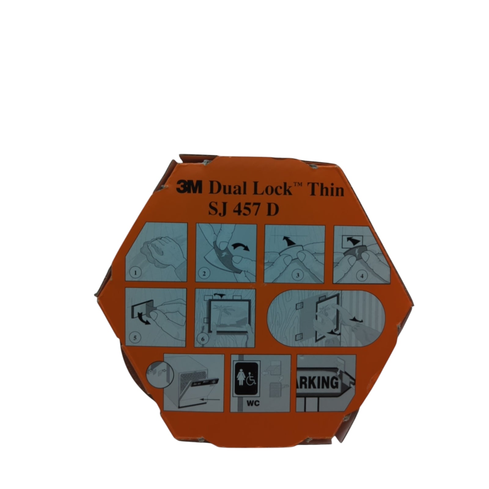 3M Dual Lock SJ457D Reclosable Fastener Flat