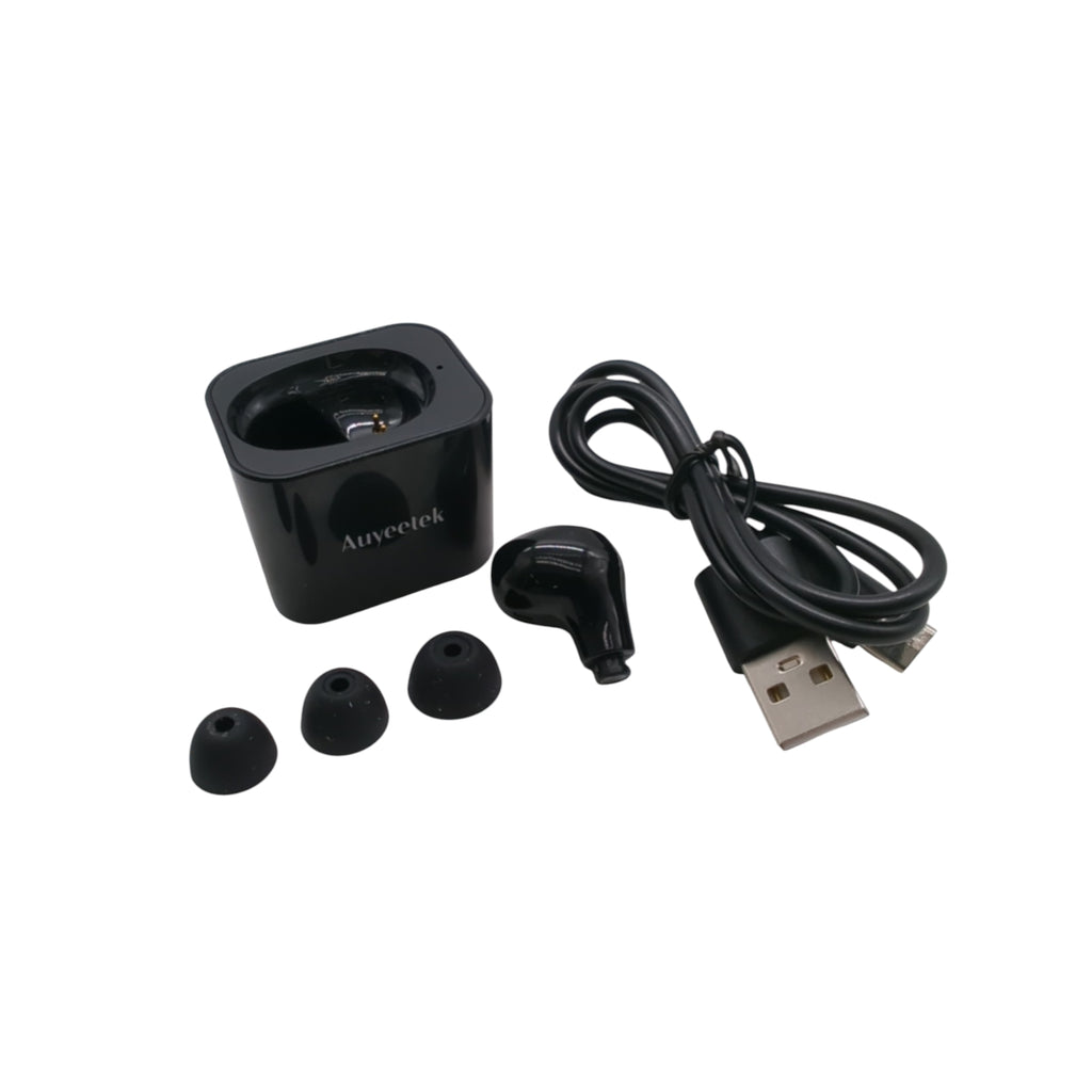 Invisible In-Ear Hearing Amplifier for Adults 2g One-Button Operation