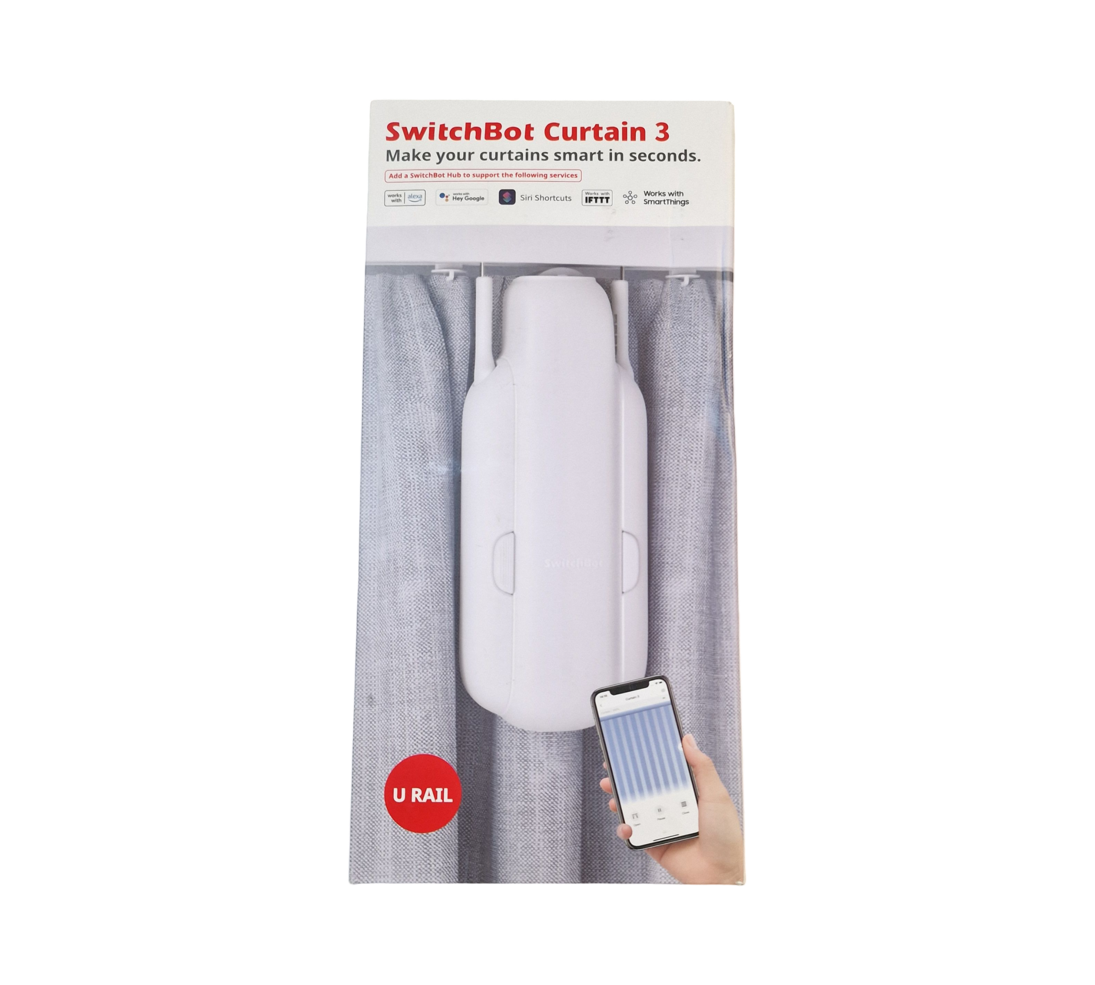 SwitchBot Smart Vorhangöffner Bluetooth App Timer Alexa Google
