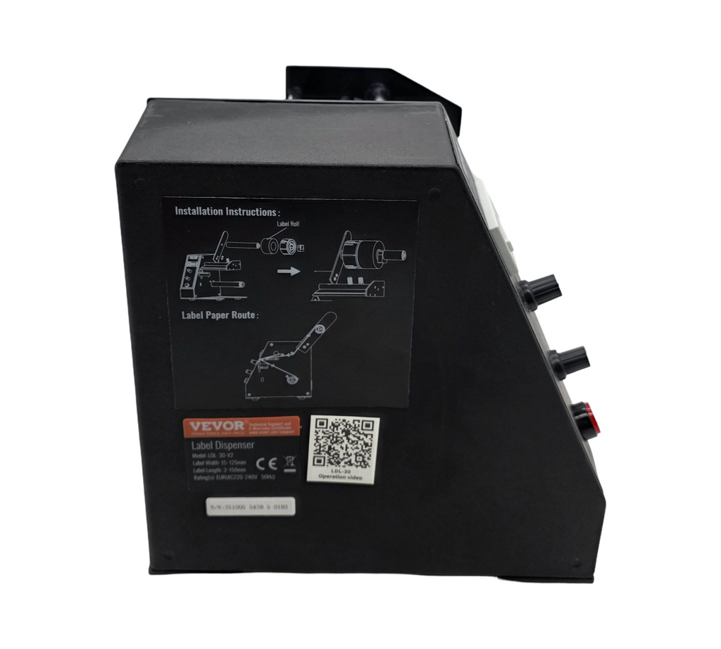 VEVOR Automatic Label Dispenser Label Separator 15-125mm 3-150mm