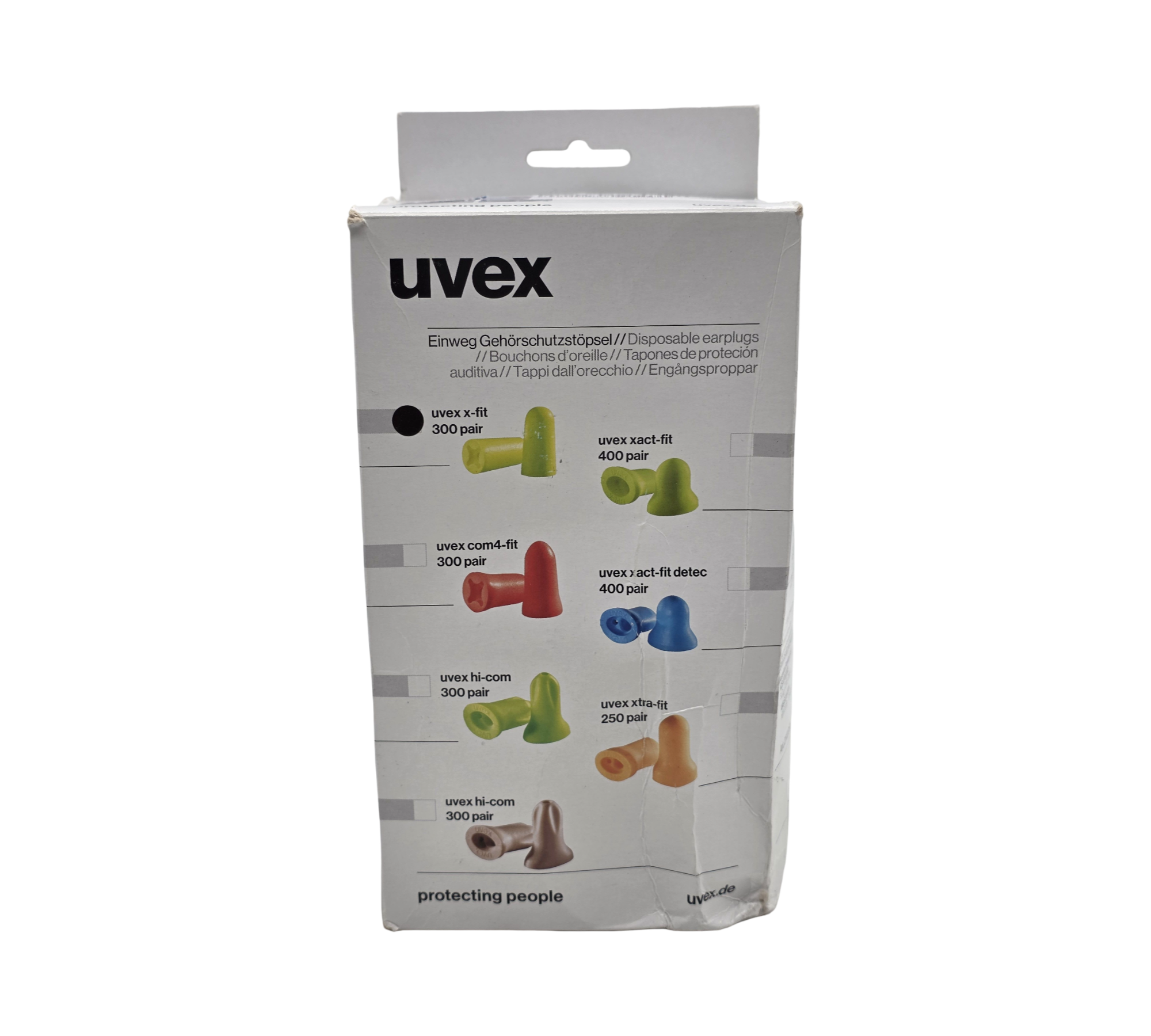 Uvex 2112 118 Ohrstöpsel geformt Refill SNR24 300 Stück
