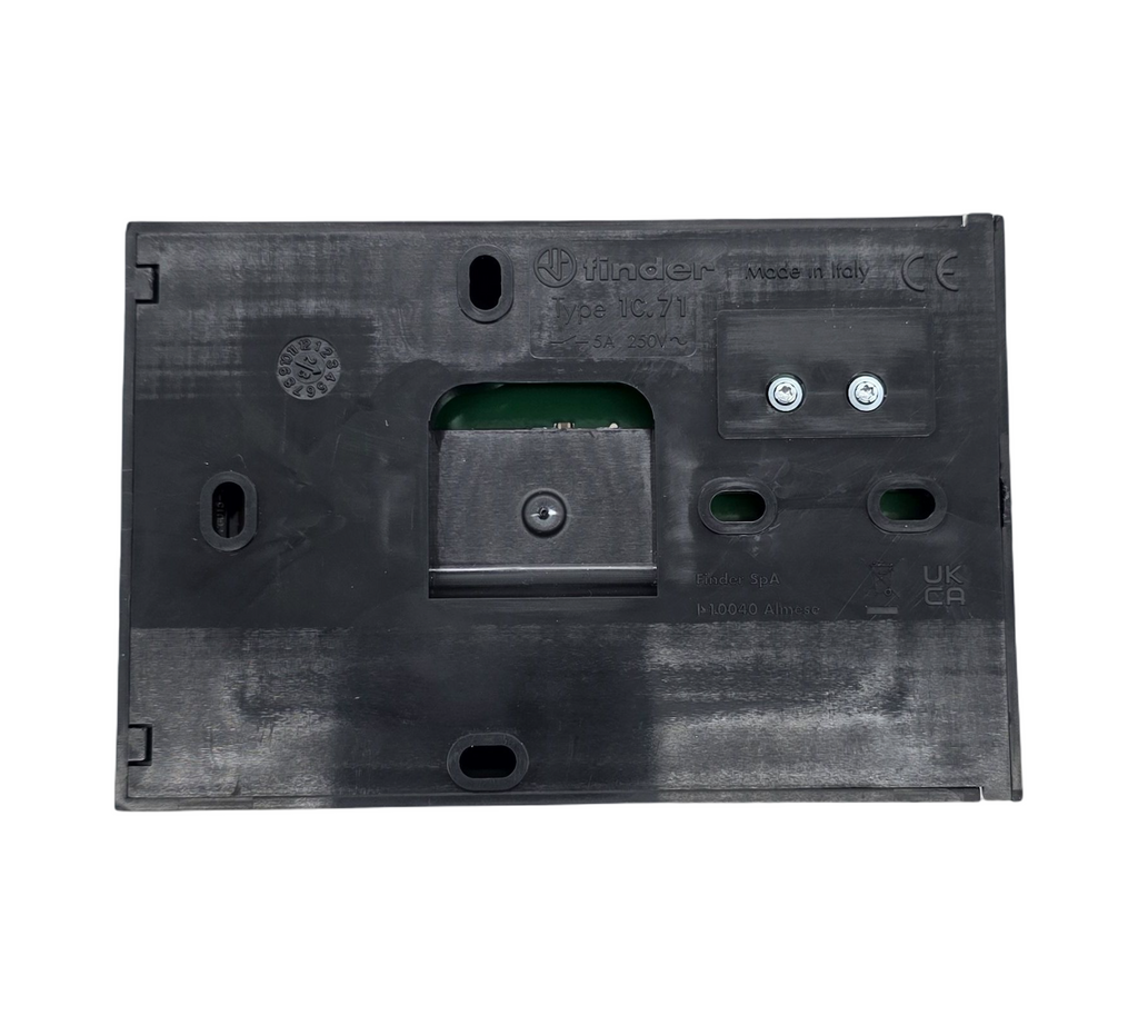 Finder 1C7190032007 Chronothermostat Touch Wandmontage Schwarz