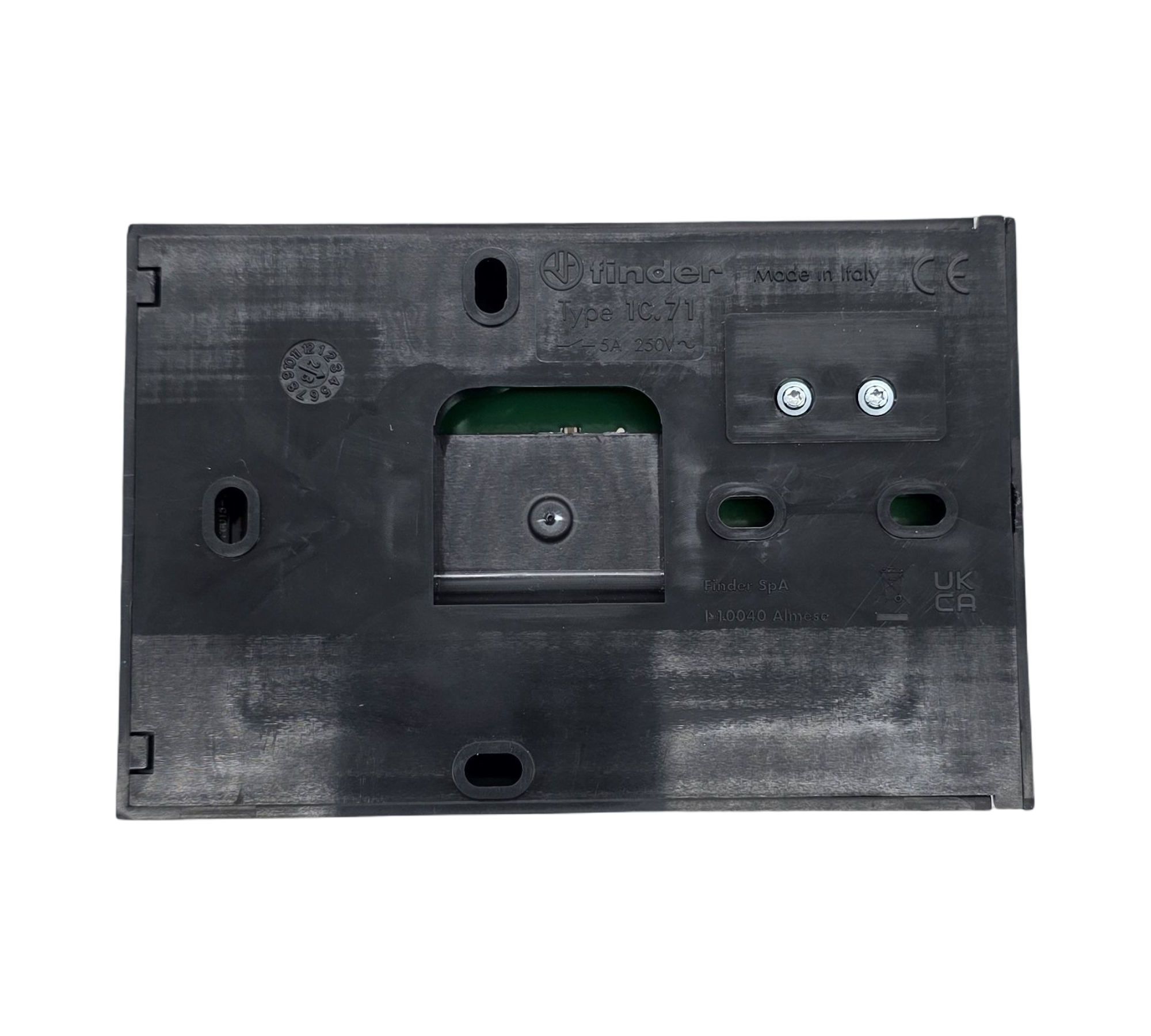 Finder 1C7190032007 Chronothermostat Touch Wandmontage Schwarz