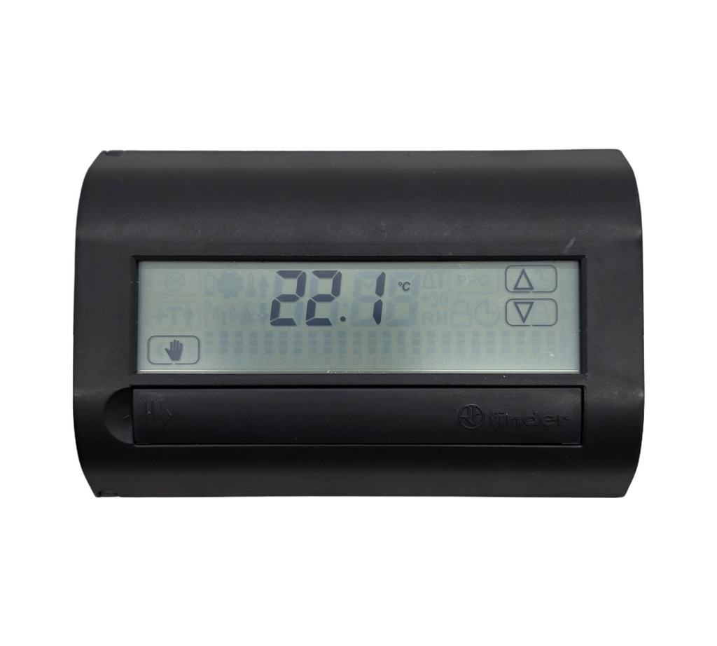 Finder 1C7190032007 Chronothermostat Touch Wandmontage Schwarz