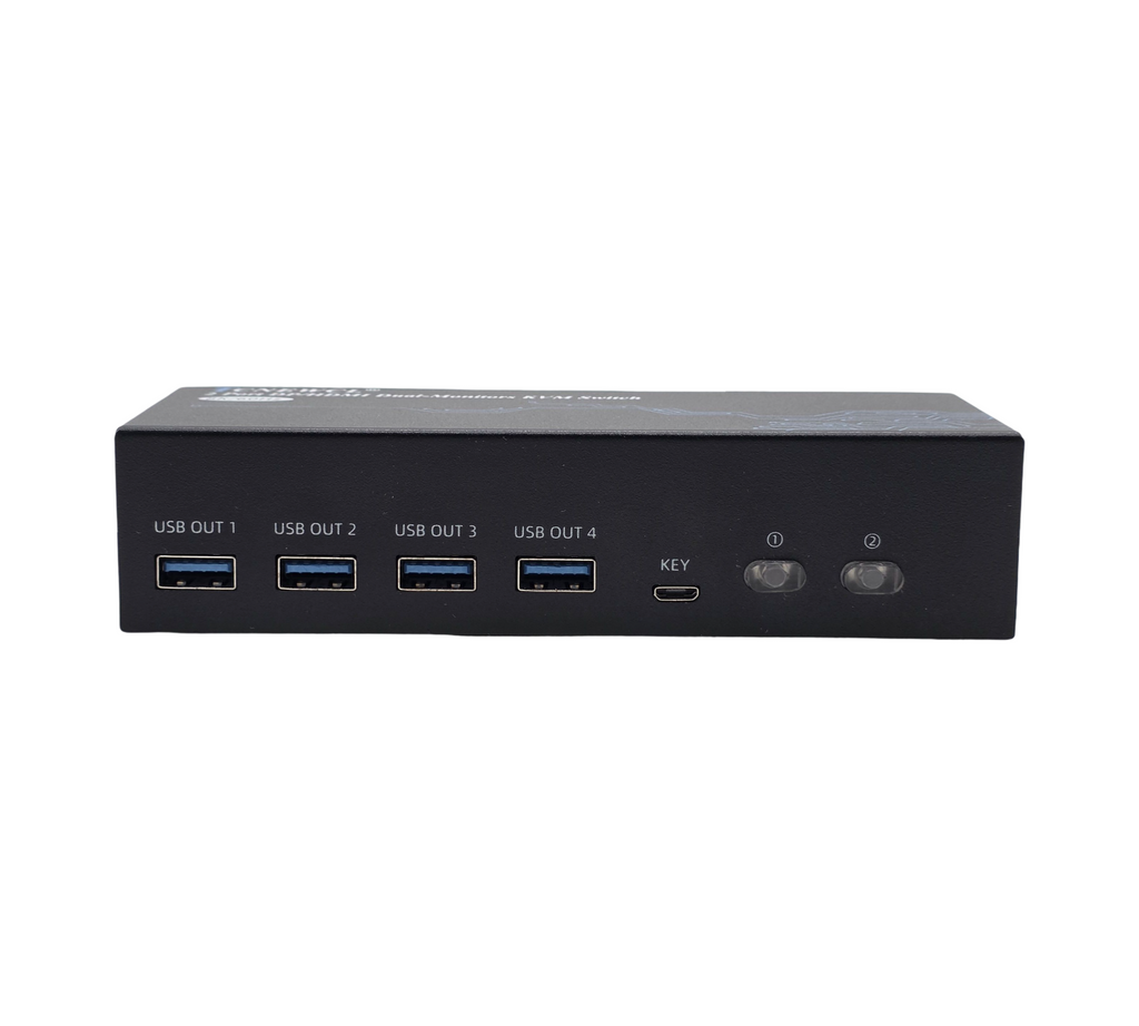 TCNEWCL HDMI DisplayPort KVM Switch 2 PC 2 Monitor 8K60 4K120 USB 3.0