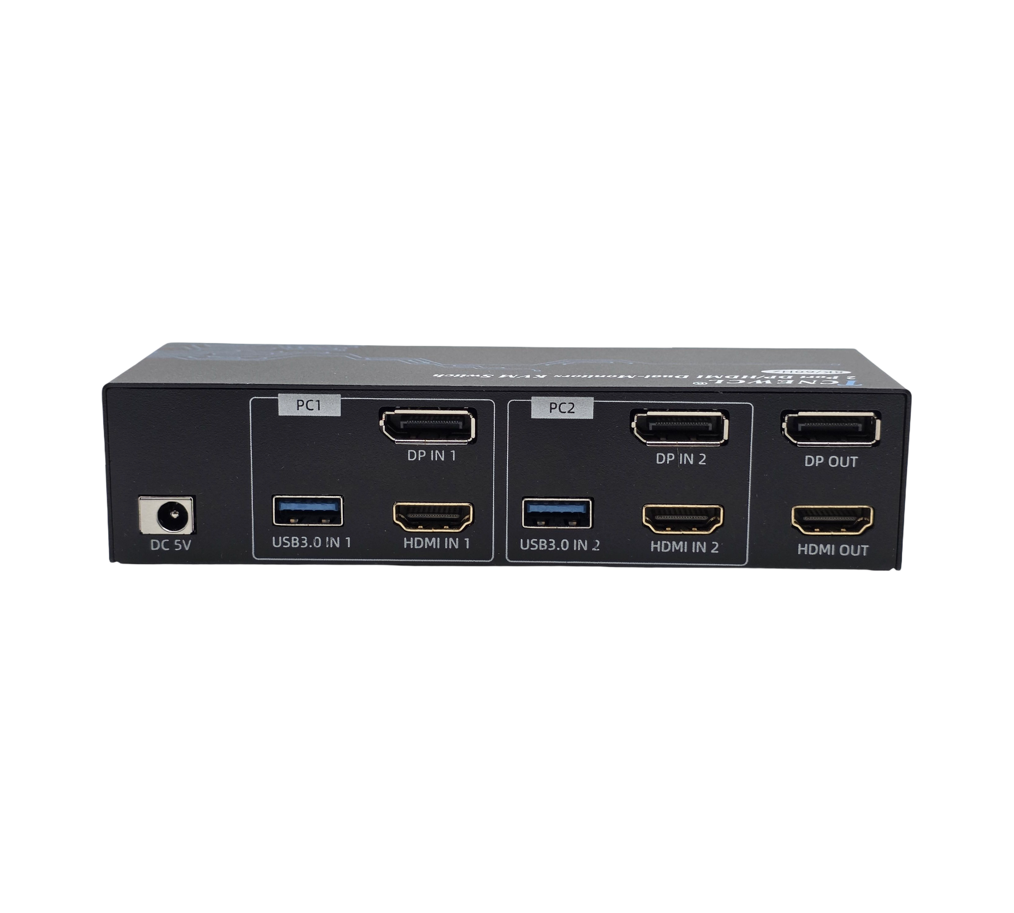 TCNEWCL HDMI DisplayPort KVM Switch 2 PC 2 Monitor 8K60 4K120 USB 3.0