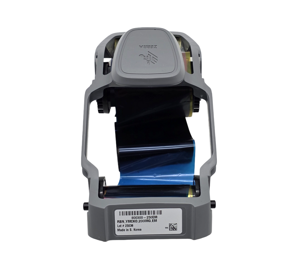 Zebra 800300-350EM YMCKO Farbband 200 Bilder für ZC100 ZC300 Drucker