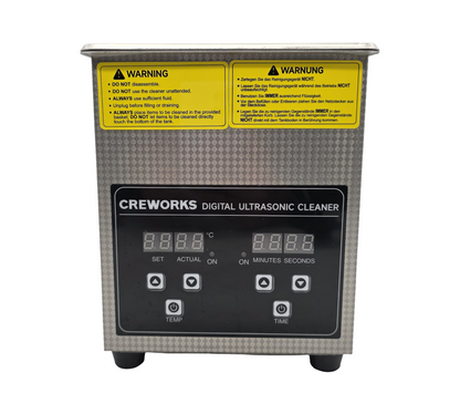 CREWORKS Ultraschallreinigungsgerät 2 L digitaler Timer Heizung