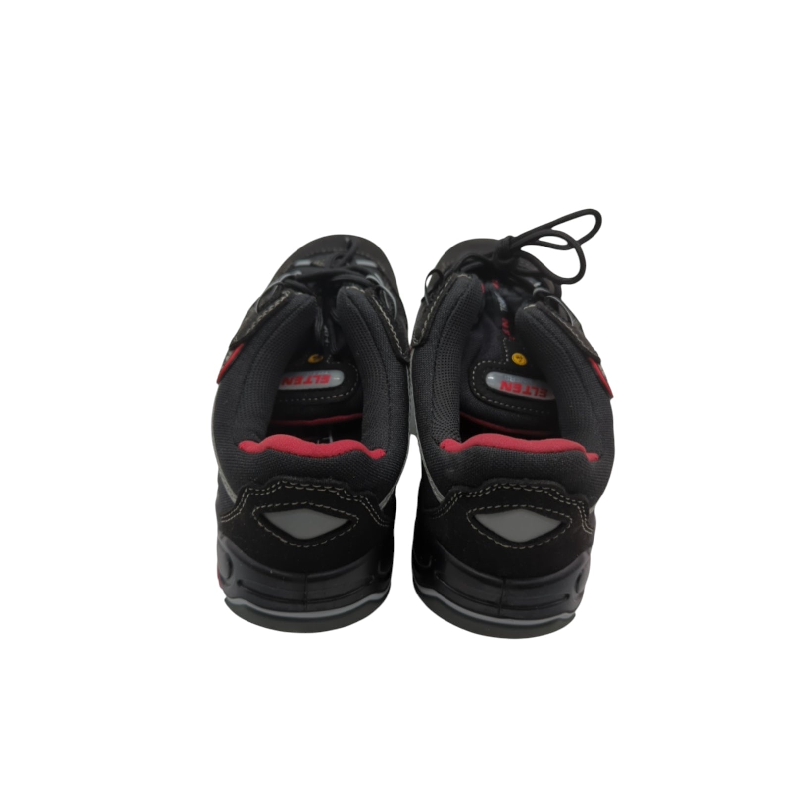 ELTEN Senex ESD S3S Sicherheitsschuhe Textil Gr. 43 Schwarz-Rot