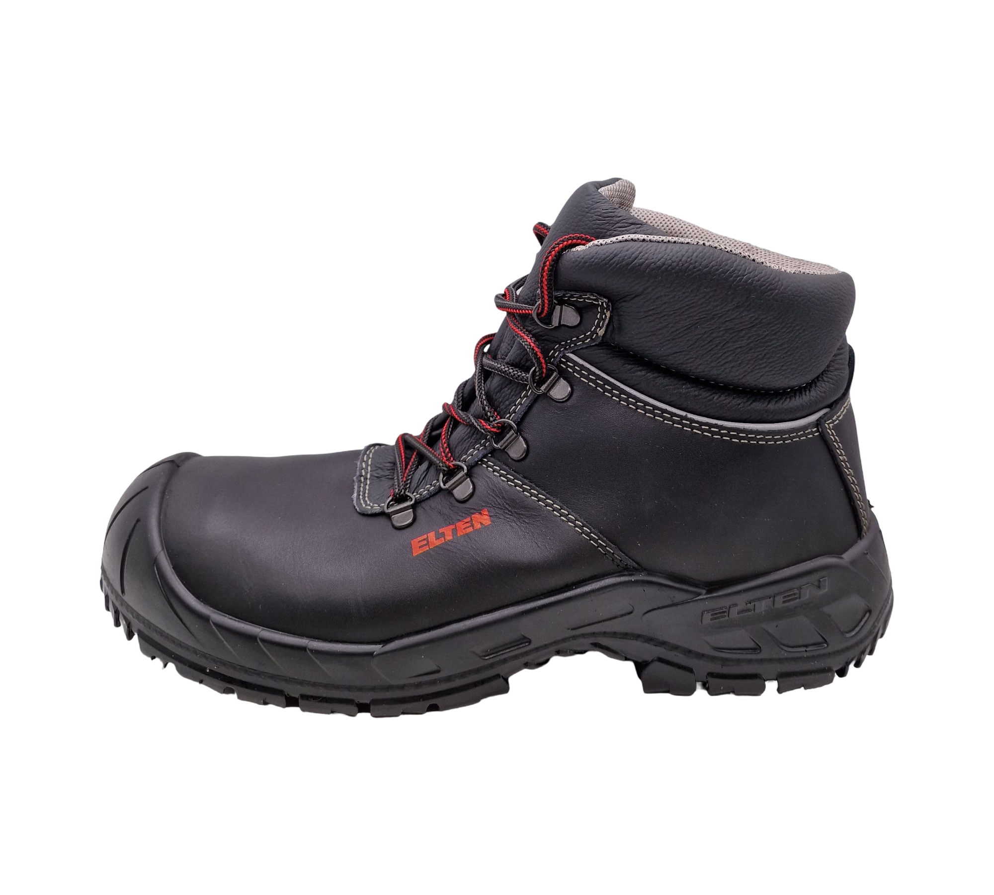 ELTEN LAURENZO PU Mid S3 Sicherheitsschuhe Gr. 46 Schwarz