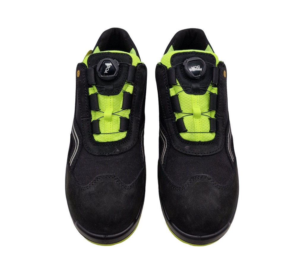ELTEN Ambition BOA Low ESD S2 Sicherheitsschuhe Gr. 45 Schwarz-Gelb