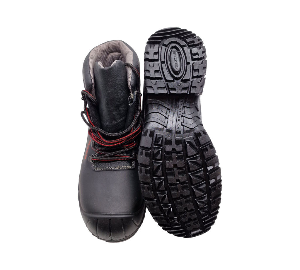 ELTEN Renzo Mid ESD S3 Sicherheitsschuhe Leder Gr. 41 Schwarz