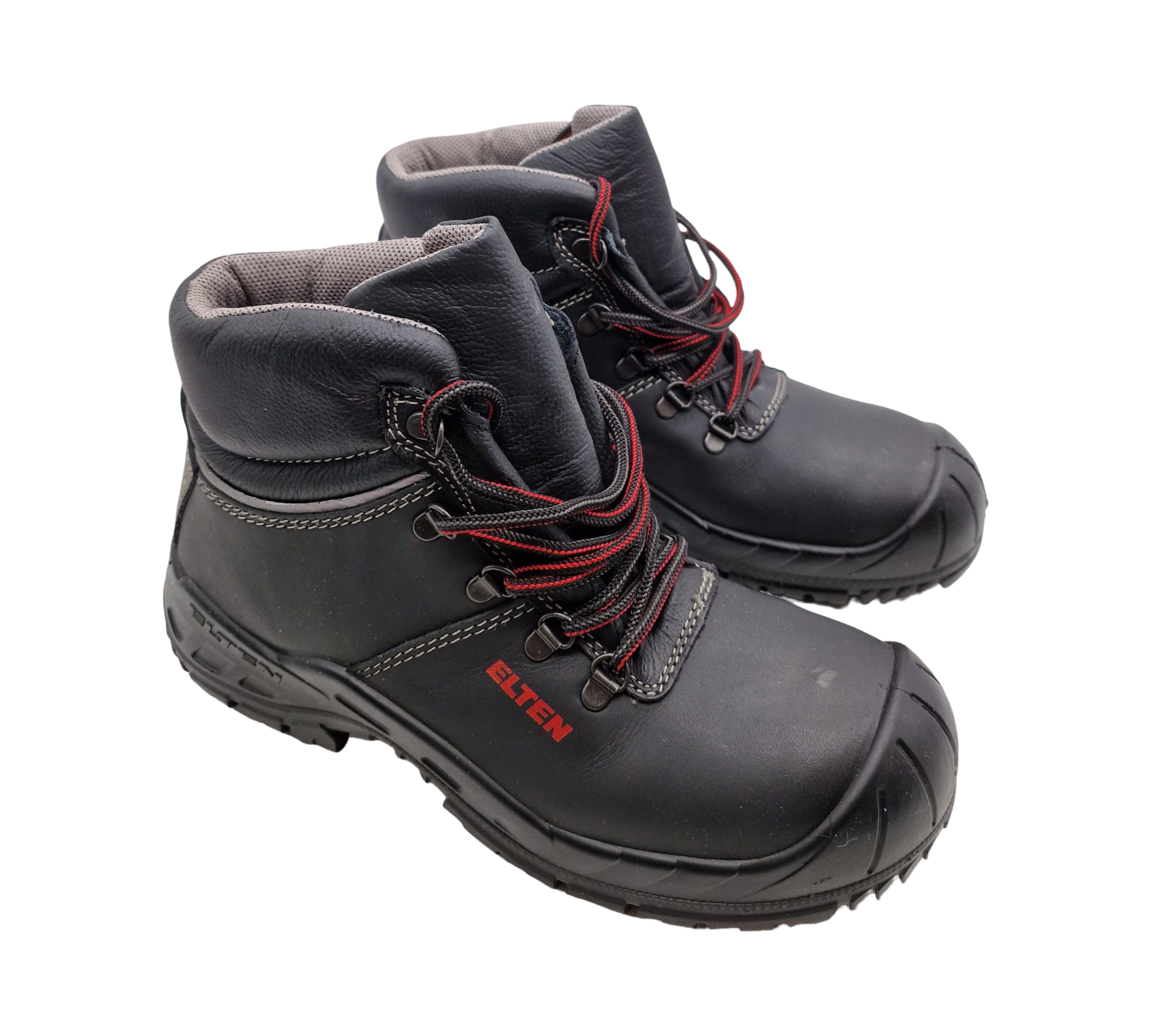 ELTEN Renzo Mid ESD S3 Sicherheitsschuhe Leder Gr. 41 Schwarz