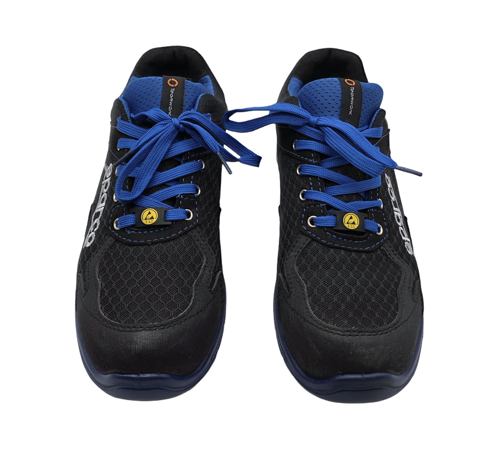 SPARCO Sicherheitsschuhe Practi Schwarz Blau S1P SRC Größe 42