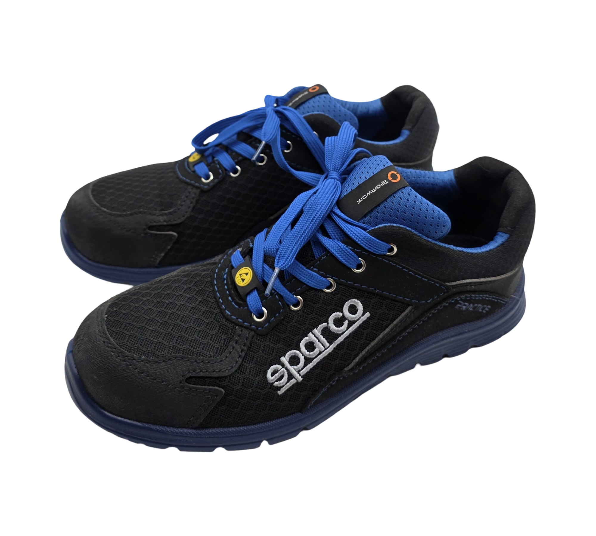 SPARCO Sicherheitsschuhe Practi Schwarz Blau S1P SRC Größe 42