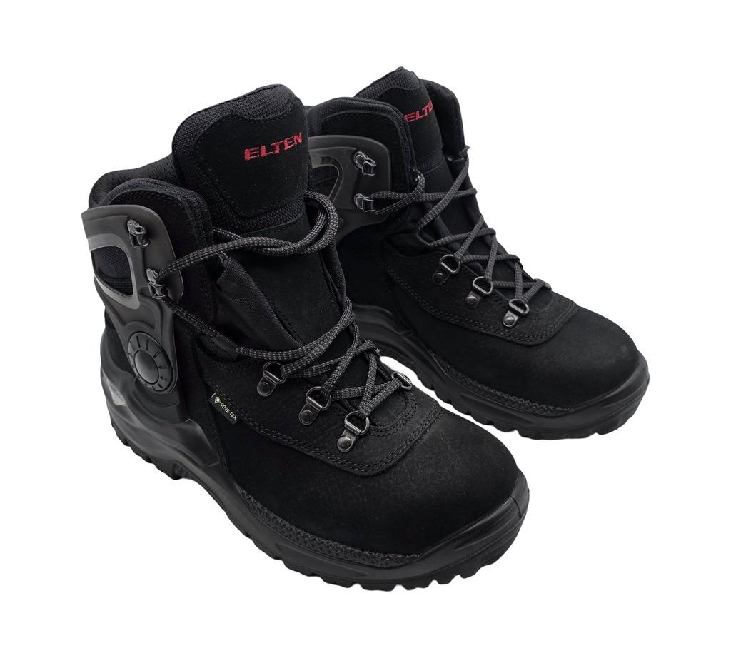 ELTEN FUSION GTX Sicherheitsschuhe S3 CI Stahlkappe Gr. 40 Schwarz