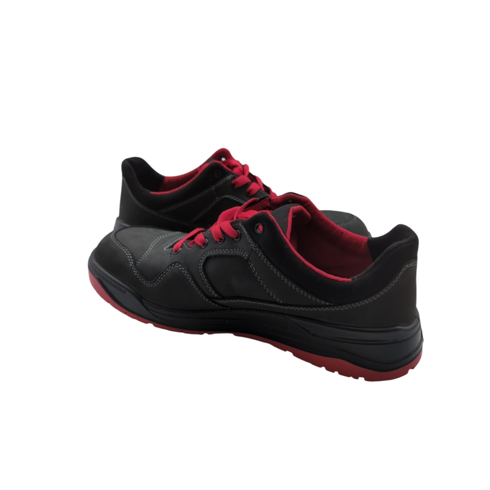 ELTEN Maverick Low S3S Sicherheitsschuhe Gr. 47 Schwarz-Rot