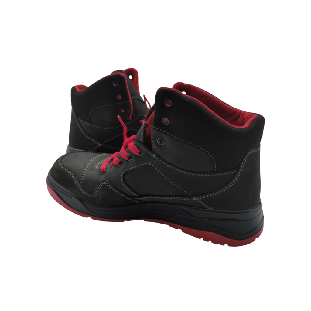 ELTEN MAVERICK Mid S3 Sicherheitsschuhe Gr. 42 Schwarz-Rot