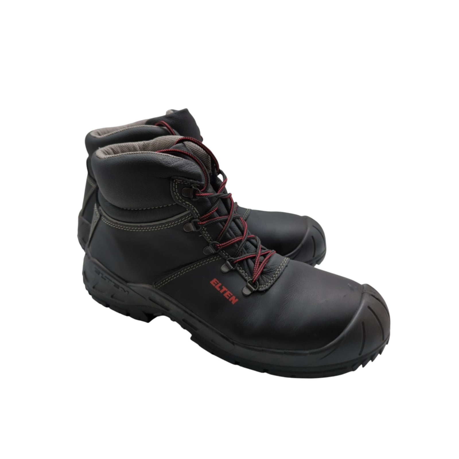 ELTEN Renzo XXW Mid ESD S3 Sicherheitsschuhe Leder Gr. 49 Schwarz