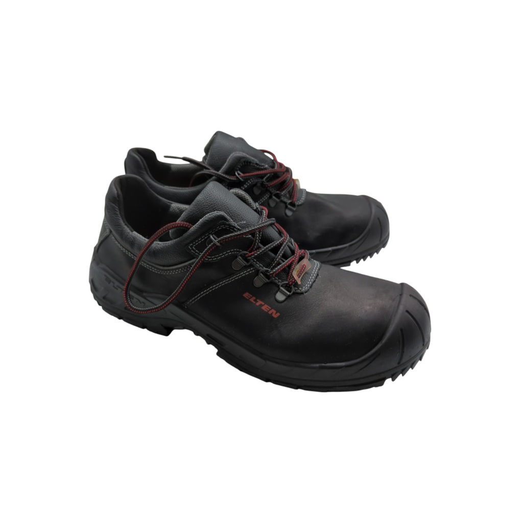 ELTEN Renzo Low ESD S3 Sicherheitsschuhe Leder Gr. 46 Schwarz