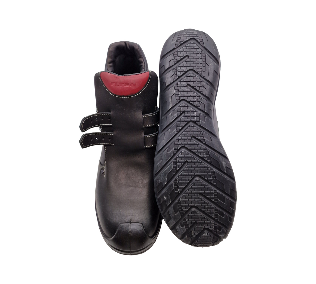 ELTEN ANDERSON Roof S3 HI Sicherheitsschuhe Herren Gr. 46 Schwarz-Rot