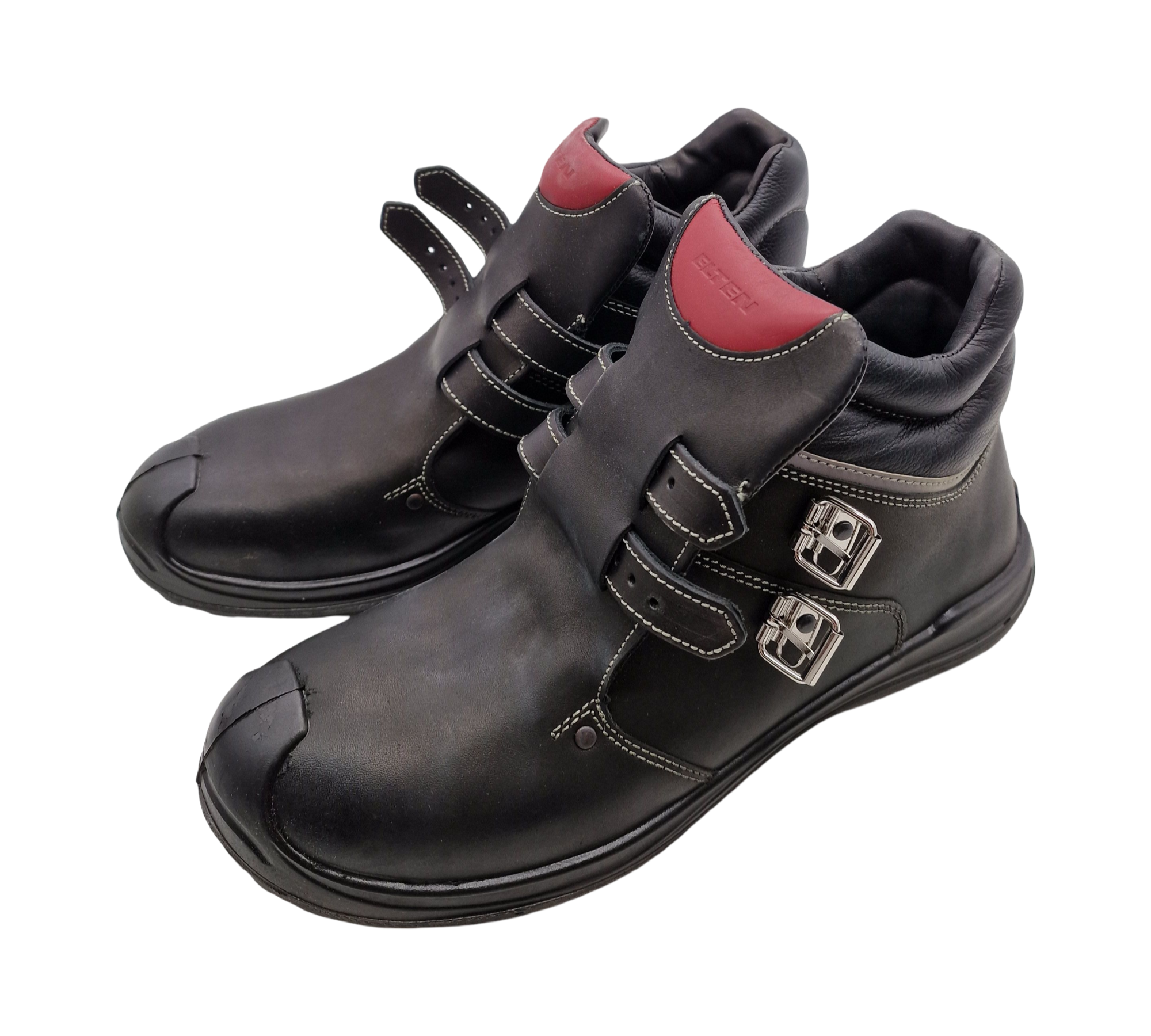 ELTEN ANDERSON Roof S3 HI Sicherheitsschuhe Herren Gr. 46 Schwarz-Rot