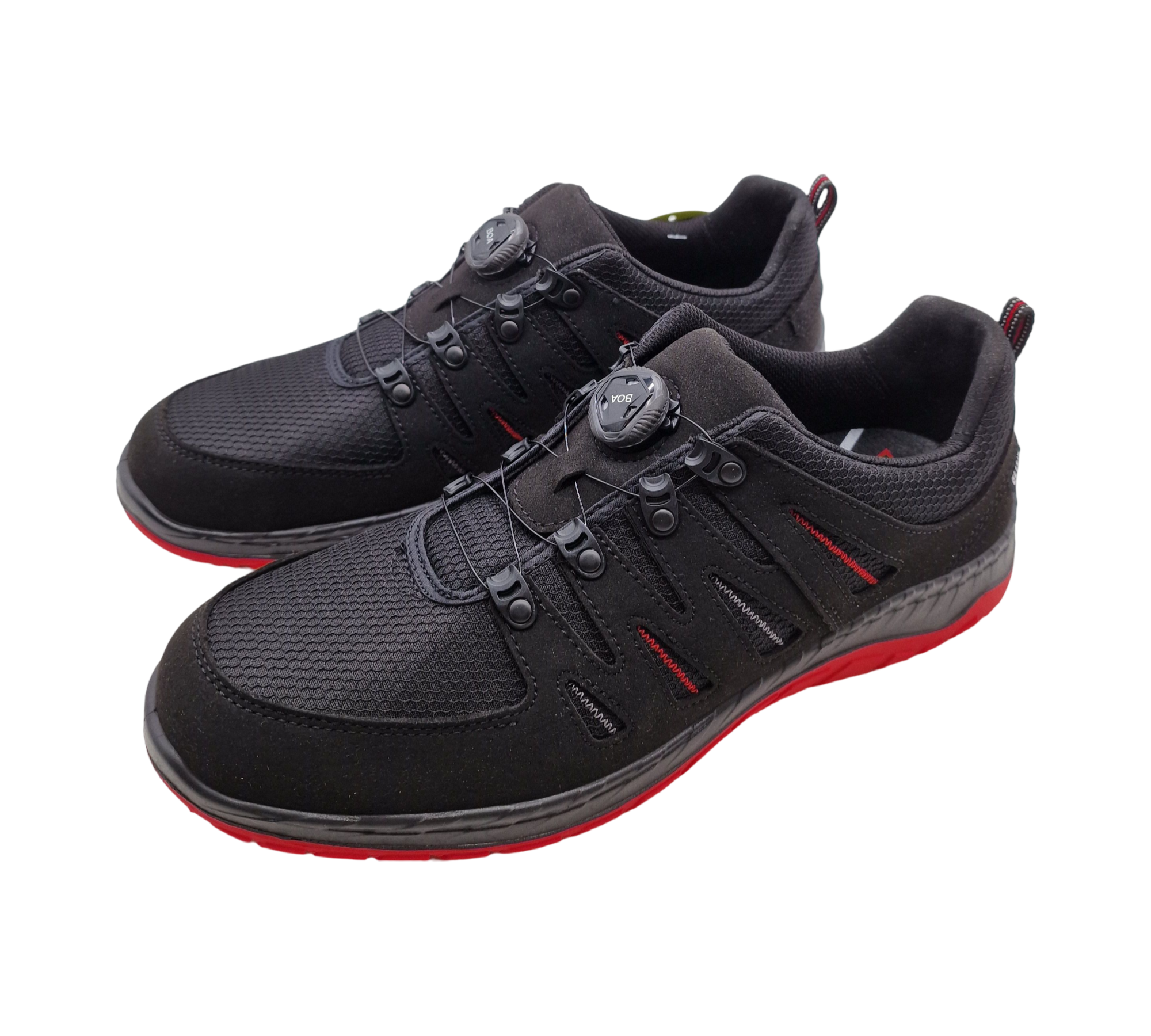 ELTEN MADDOX BOA Low ESD S3 Sicherheitsschuhe Gr. 47 Schwarz-Rot