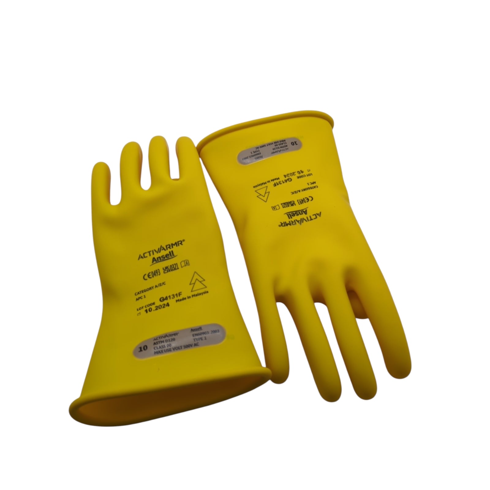 Ansell ActivArmr Elektrikerhandschuhe Klasse 00 500V Gr. 10