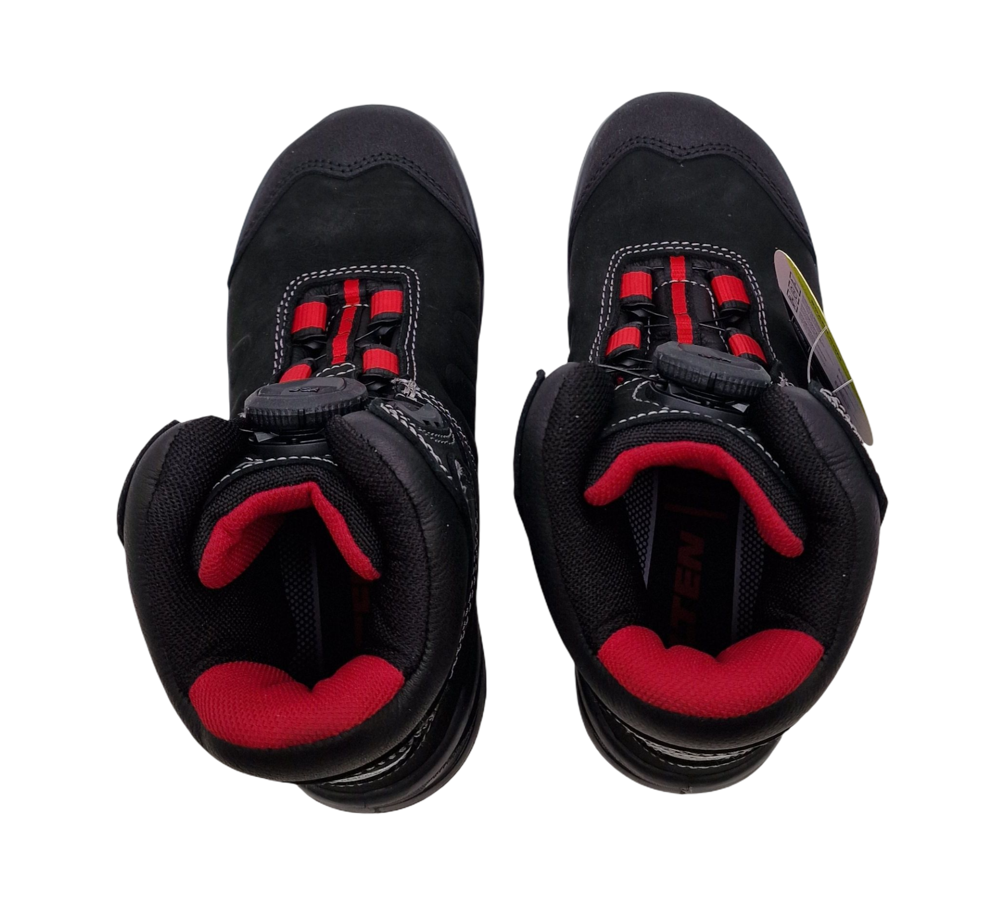 ELTEN TILL BOA Mid ESD S3 Sicherheitsschuhe Leder Gr. 38 Schwarz-Rot