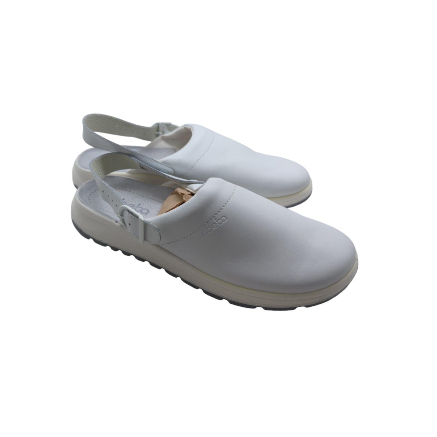 ABEBA 7021-47 The Original Clog Glattleder Berufsschuh Gr. 47 Weiß