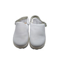 ABEBA 7021-47 The Original Clog Glattleder Berufsschuh Gr. 47 Weiß