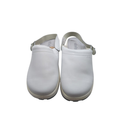 ABEBA 7021-47 The Original Clog Glattleder Berufsschuh Gr. 47 Weiß