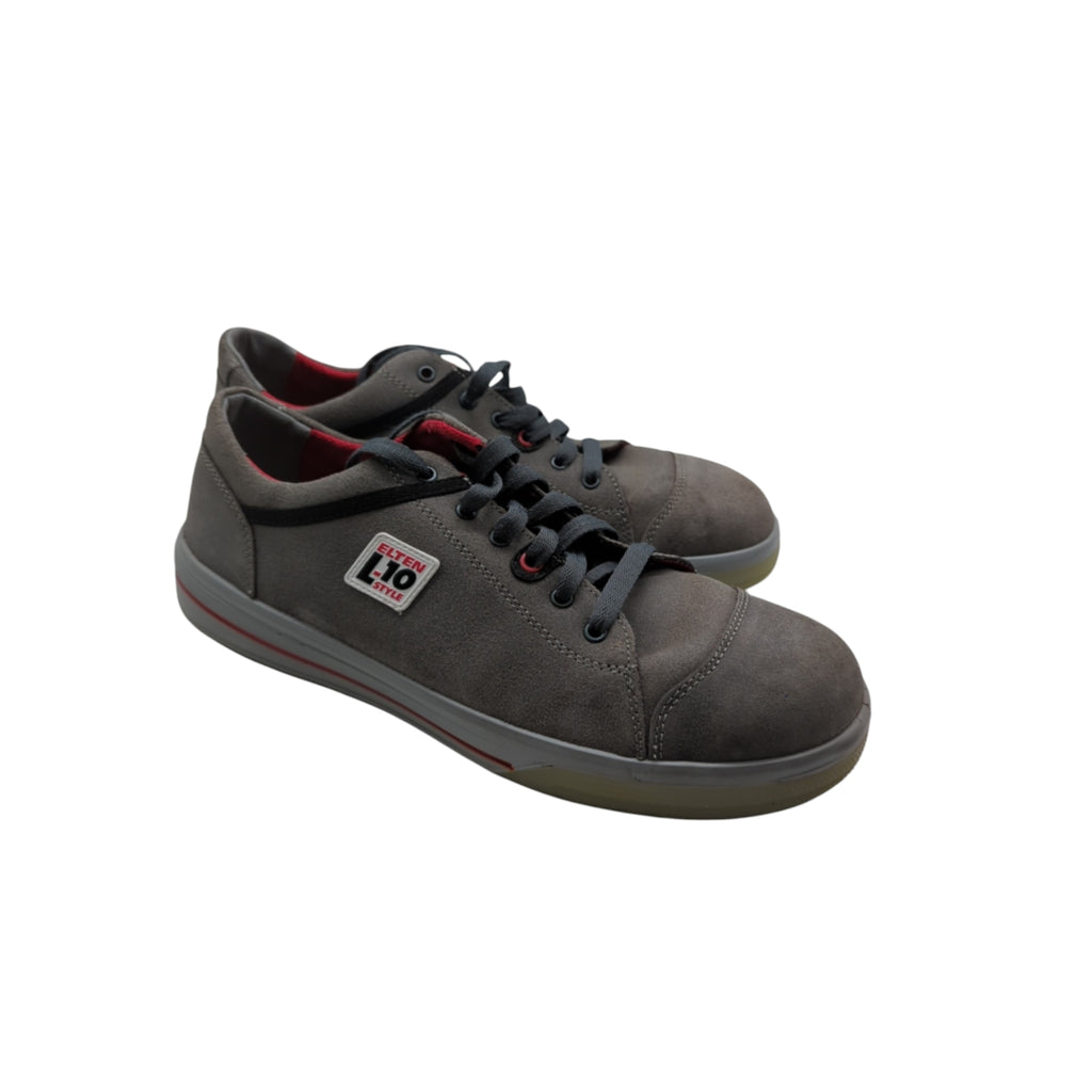 ELTEN Vintage Low ESD S3 Sicherheitsschuhe Leder Gr. 47 Grau