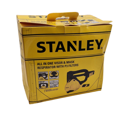 Stanley P3 Kombi Visier Staubmaske Schutzbrille Filter für Bau