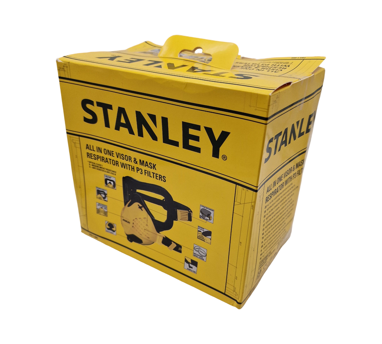 Stanley P3 Kombi Visier Staubmaske Schutzbrille Filter für Bau