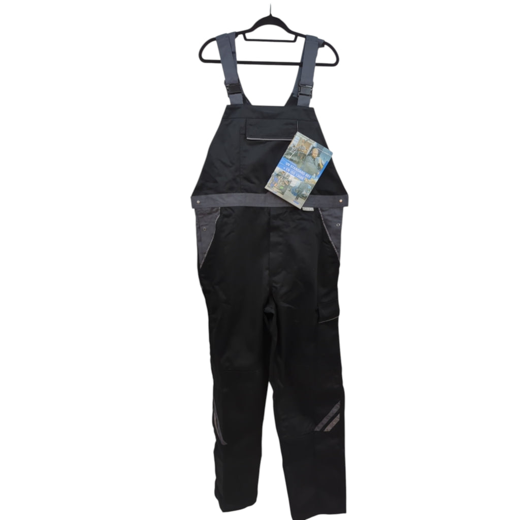 Planam Highline Latzhose Gr. 29 Schwarz Schiefer Zink