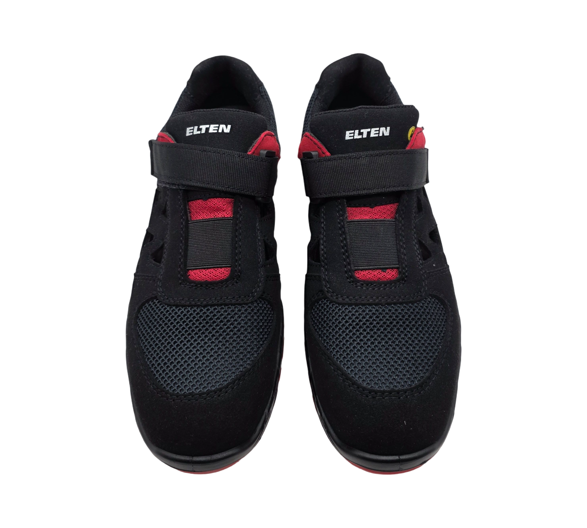 ELTEN Lonny red Easy ESD S1PS Sicherheitsschuhe Gr. 41 Schwarz-Rot