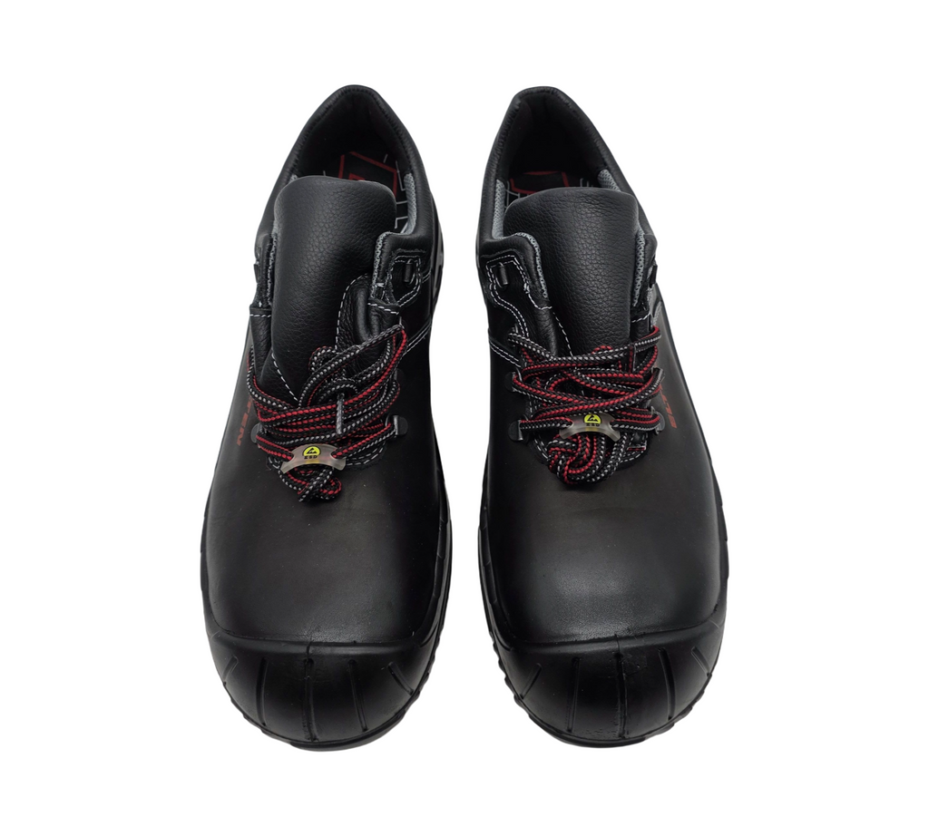 ELTEN RENZO Low ESD S3 Sicherheitsschuhe Leder Gr. 45 Schwarz