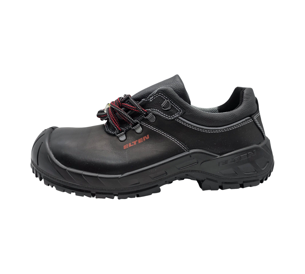 ELTEN RENZO Low ESD S3 Sicherheitsschuhe Leder Gr. 45 Schwarz