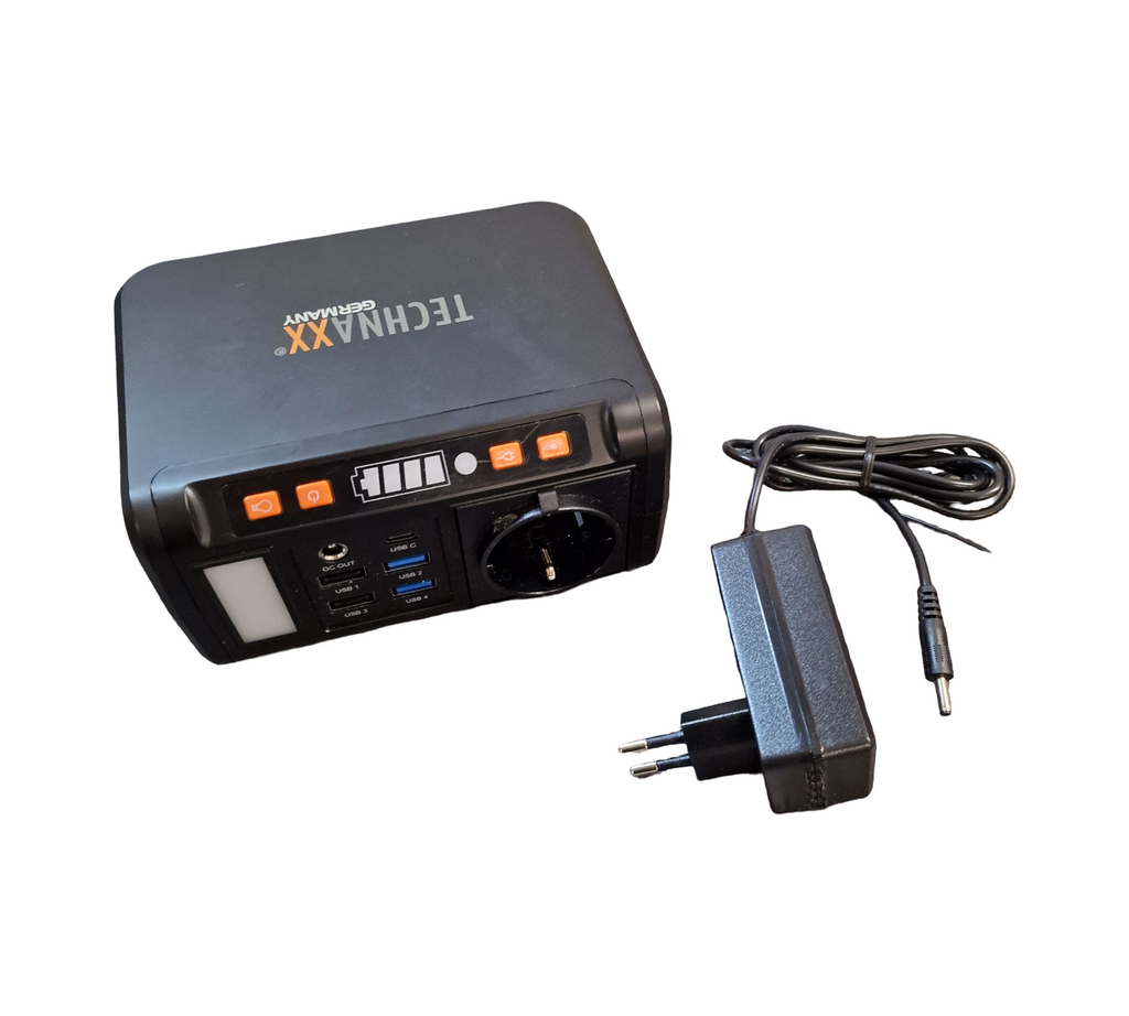 Technaxx TX-205 Mini-Powerstation Powerbank 74Wh 230V USB LED