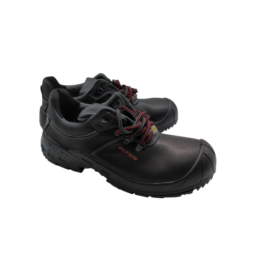 ELTEN RENZO Low ESD S3 Sicherheitsschuhe Leder Herren Gr. 43 Schwarz