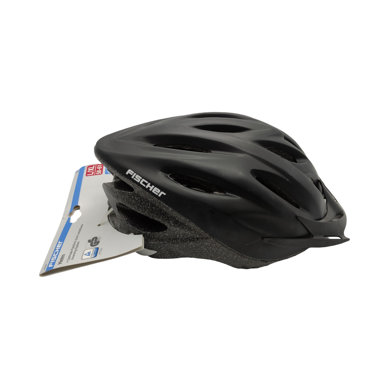 !!!FISCHER Fahrradhelm Cityhelm Shadow L/XL 58-61 cm Schwarz