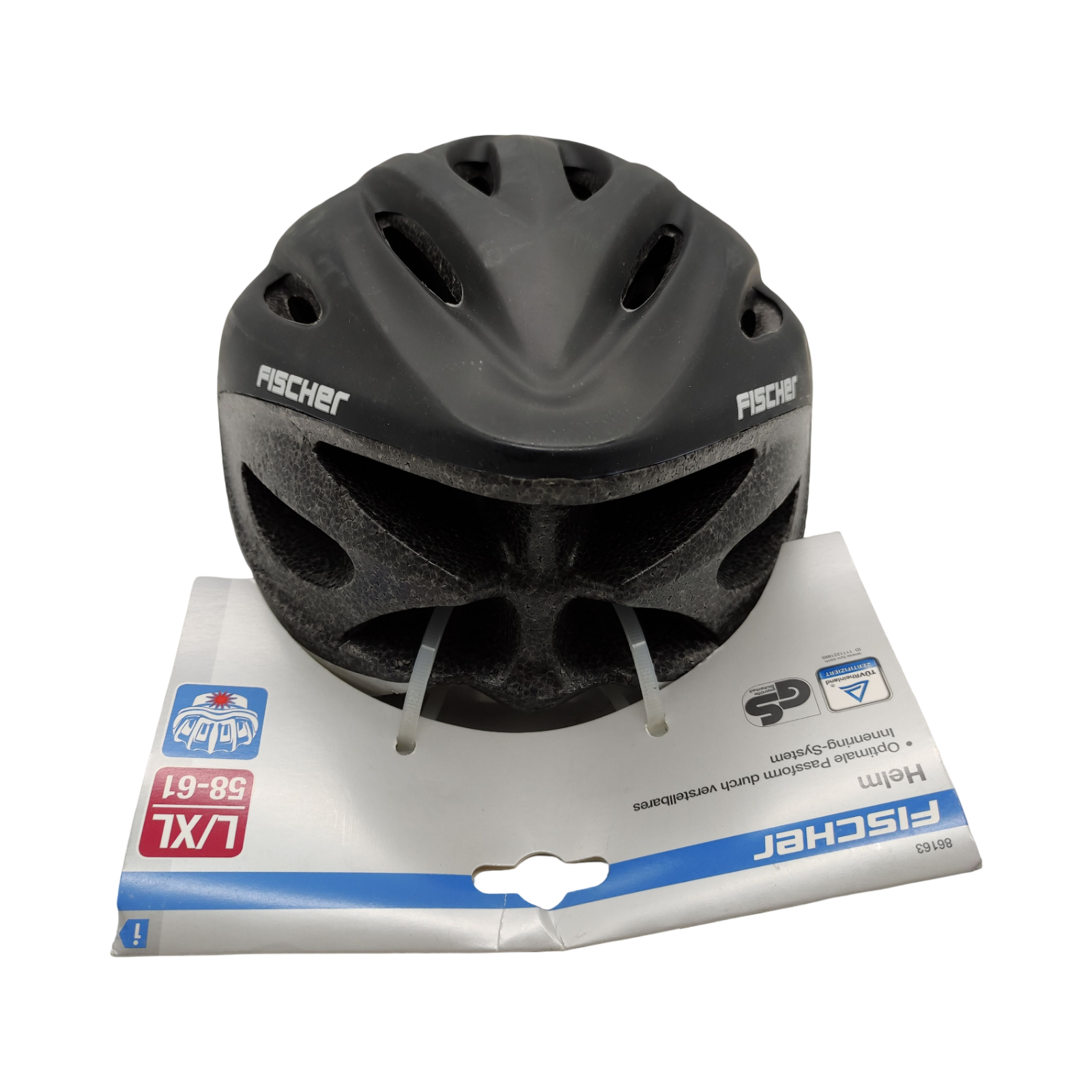 !!!FISCHER Fahrradhelm Cityhelm Shadow L/XL 58-61 cm Schwarz